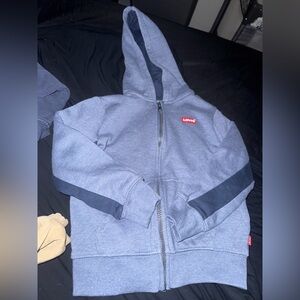 Levi's Boys' Blue Zip Hoodie